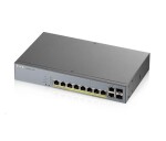 Zyxel GS1350-12HP 12 Port smart managed CCTV PoE switch, long range, 130W, 10x GbE, 2x SFP EDF_311745