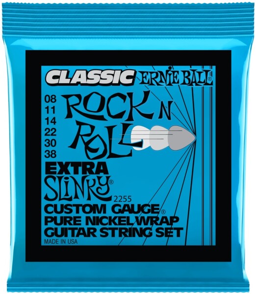 Ernie Ball 2255 Pure Nickel Extra Slinky