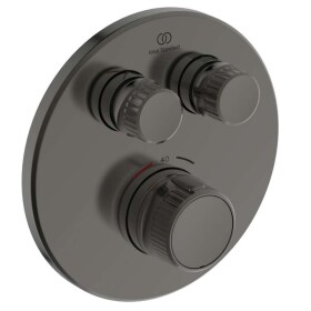 IDEAL STANDARD - CeraTherm Navigo Termostatická sprchová baterie pod omítku pro 2 spotřebiče, Magnetic Grey A7296A5