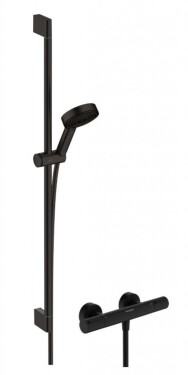 HANSGROHE - Pulsify Select S Sprchový set s termostatem, 3 proudy, EcoSmart, matná černá 24271670