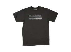 Troy Lee Designs Factory Racing pánské triko krátký rukáv Black heather/Gray vel. XL