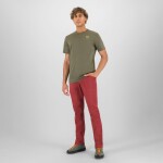 KARPOS Loma Cotton T-Shirt, Grape Leaf/ Logo Print velikost: L
