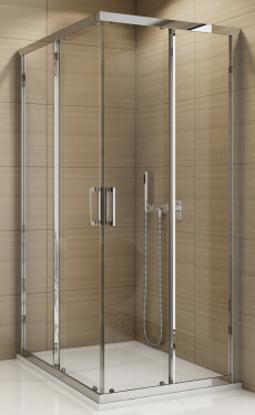 SanSwiss TOPAC 1000 50 07 Sprchový kout čtvercový 100×100 cm, aluchrom/sklo