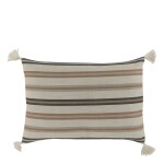 Chic Antique Povlak na polštář Aix Latte Stripes 35 × 50 cm, hnědá barva, textil