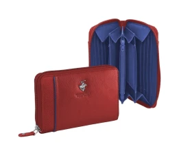 Dámská peněženka BHPC Piping zip BH-1573-02 červená