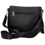 Trendy dámská koženková ledvinka Ida, černá