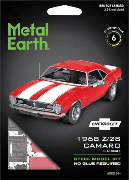 METAL EARTH 3D Puzzle 1968 Chevrolet Z/28 Camaro