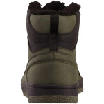 Pánské kotníkové zimní kožešinové boty 243374 3111 Tmavě zelená s černou - Kappa Tm.zelena s černou 42