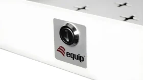 Equip světle šedá / Nástěnná skříň / 19" / 5U / ocelové dveře / 500x475 mm (ESF-05-G)