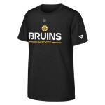 Outerstuff Dětské tričko Boston Bruins NHL Apro Wordmark Ss Tee Velikost: Dětské M (9 - 11 let)