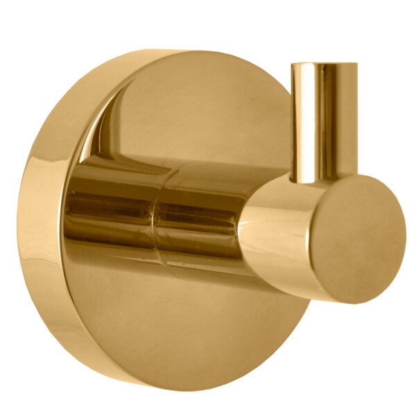 RAV Slezák - COLORADO - Koupelnový doplněk Věšáček, Zlatá - kartáčovaná COA0100ZK COA0100ZK