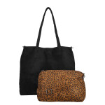 Elegantní dámská shopper taška 2v1 Rimela, černá