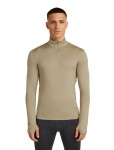 ICEBREAKER Mens 200 MFine Ace LS Half Zip Mock Neck, Flagstone (vzorek) velikost: M