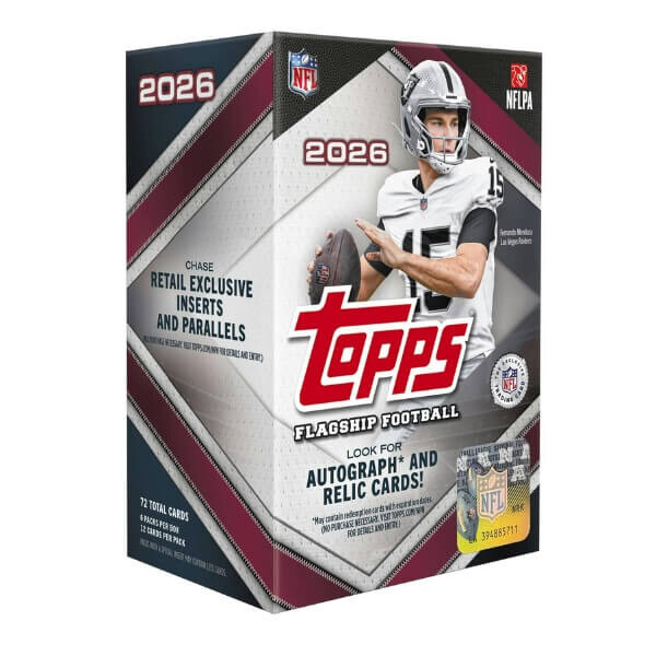 2026 Topps Flagship Football Blaster Box - karty NFL
