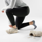 Dámské merino běžecké ponožky SMARTWOOL Women's Run Targeted Cushion Low Ankle S, Lightgreywhite velikost: 34-37 (S)