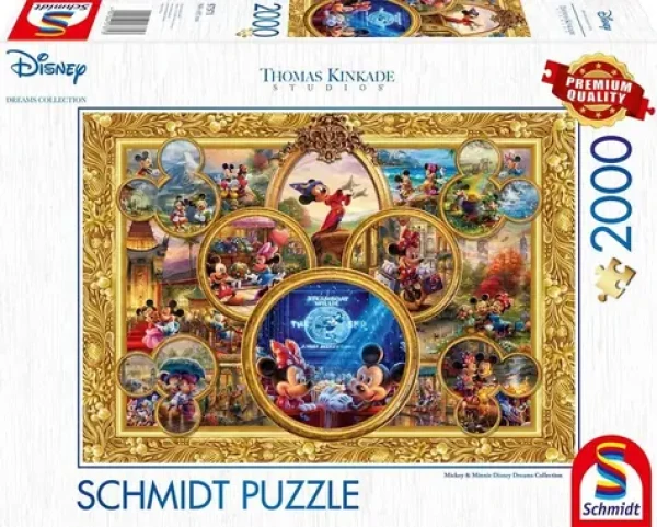 SCHMIDT Puzzle Koláž: Mickey a Minie