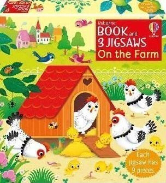 Usborne Book and 3 Jigsaws: On the Farm - Sam Taplin
