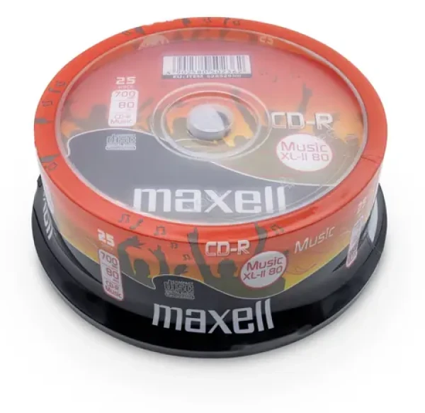 Maxell CD-R Audio 80min / 52x / Cake 25ks (MX628529)