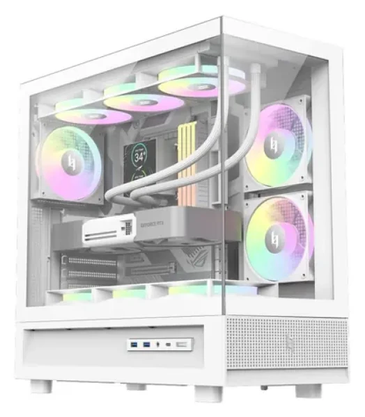Gamemax NEX C51 bílá / Skříň / ATX / BTF (NEX C51 WH)