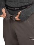 Pánské merino spodky ICEBREAKER Mens ZoneKnit 260 Leggings, Jet Heather velikost: M