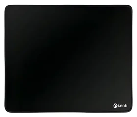 C-TECH MP-01S černá / Podložka pod myš / 240x200x4mm / obšité okraje (MP-01S-BK)