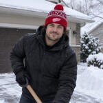 New Era Pánská zimní čepice Detroit Red Wings NHL Pom Wordmark