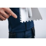 Hladítko nerez, zub 10 mm, 480 x 130 mm, pl/gum