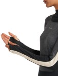 ICEBREAKER Wmns 200 Oasis+ LS High Neck, Black/Jet Hthr/Undyed/Cb (vzorek) velikost: S