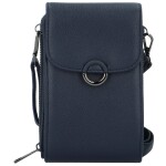 Stylová dámská koženková crossbody kapsa Gabrisa, tmavě modrá