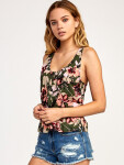 RVCA WIRED forest dámská tílko - XS