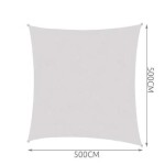 Malatec Stínící plachta čtverec 5m 10188 šedá 200g/m
