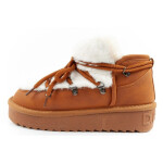 D.Franklin dámské sněhové boty zimní módní kožešina zateplené hnědé pro kotníkové dámské 38