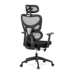 Kancelářská židle, šedá síťovina, černý plast, kolečka na tvrdé podlahy