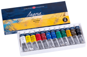 Nevskaya Palitra Ladoga olejové barvy sada 12x18 ml