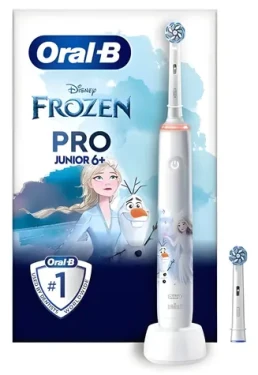 Oral-B Pro Junior Frozen / Elektrický dětský zubní kartáček / oscilační / 3 režimy / senzor tlaku / od 6 let (8006540774724)