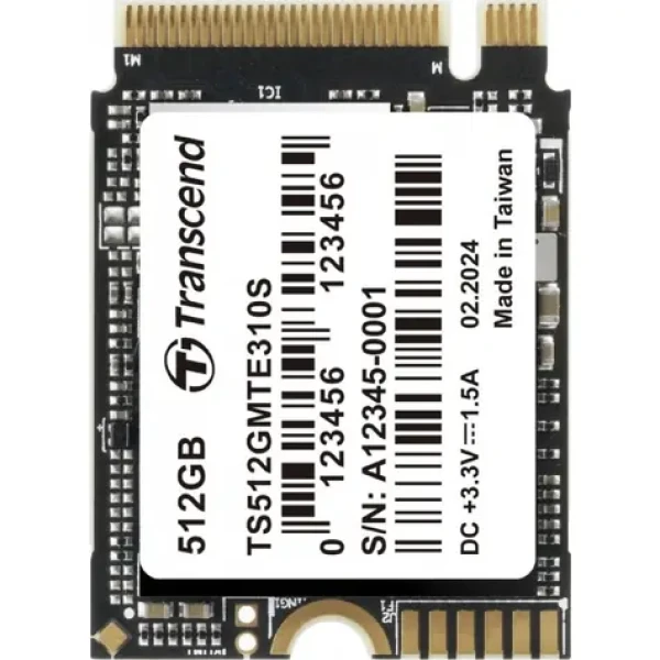Transcend MTE310S 512GB / M.2 2230 / PCIe Gen4 / R: 3300MBps / W: 1700MBps / 5y (TS512GMTE310S)