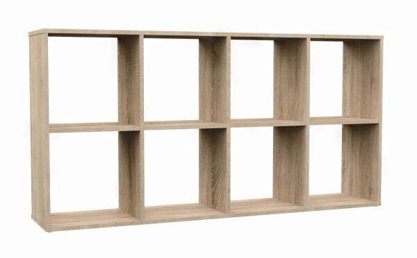 FRONTI Regál MALAX 2x4 Dub sonoma