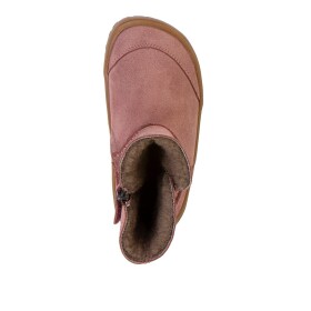 Dívčí zimní barefoot boty TEX SUEDE Dark Pink G3160250 - 31