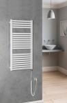 AQUALINE - TONDI-E elektrické otopné těleso rovné 450x970 300 W, bílá DE450T