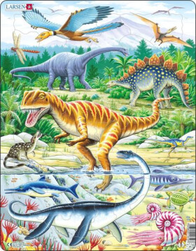 Puzzle MAXI Dinosauři/35 dílků