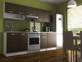 FRONTI Kuchyňská linka LUIZA II 240x180 - Wenge