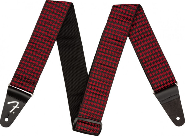 Fender Houndstooth Strap Red