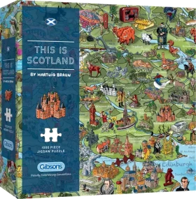 GIBSONS Puzzle Toto je Skotsko