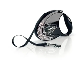 Flexi Glam Splash M pásek 5m Crystal / Vodítko (FX-42311)