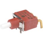 C & K Switches U811J85W3GE223 tlačítko 120 V, 28 V/DC 1 A 1x zap/(zap) červená (š x v) 15.24 mm x 12.70 mm 1 ks Bulk