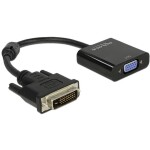 Digitus DisplayPort adapter cable, DP - HDMI type A M/F, 0.15m,w/interlock, DP 1.1a compatible, CE, bl