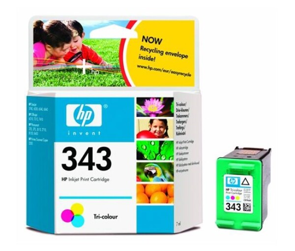 HP 343 Tri-color Ink Cart, 7ml, C8766EE (330 pages) EDF_690867