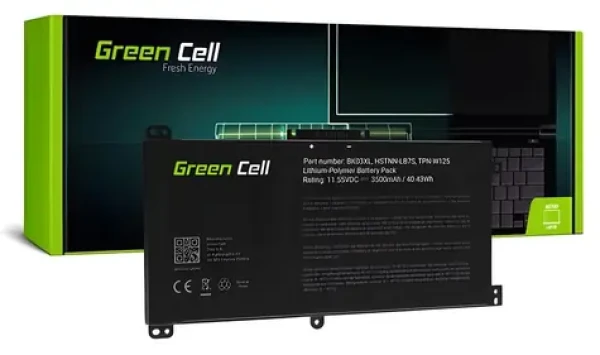 Green Cell HP167 / Baterie pro notebook / Li-Pol / 11,55 V / 3500 mAh / HP Pavilion x360 14-BA (HP167)