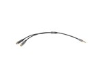 Kabel Jack 3.5 konektor 4 pin/2xJack 3.5 zdířka stereo