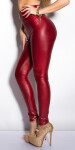 Sexy KouCla highwaistleggings se zipem BORDEAUX M/L